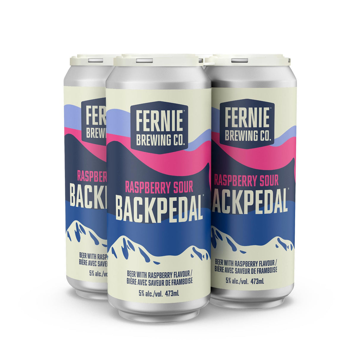 FERNIE BACKPEDAL RASPBERRY SOUR 473ML 4PK CAN @ MacTaggart [1074956]