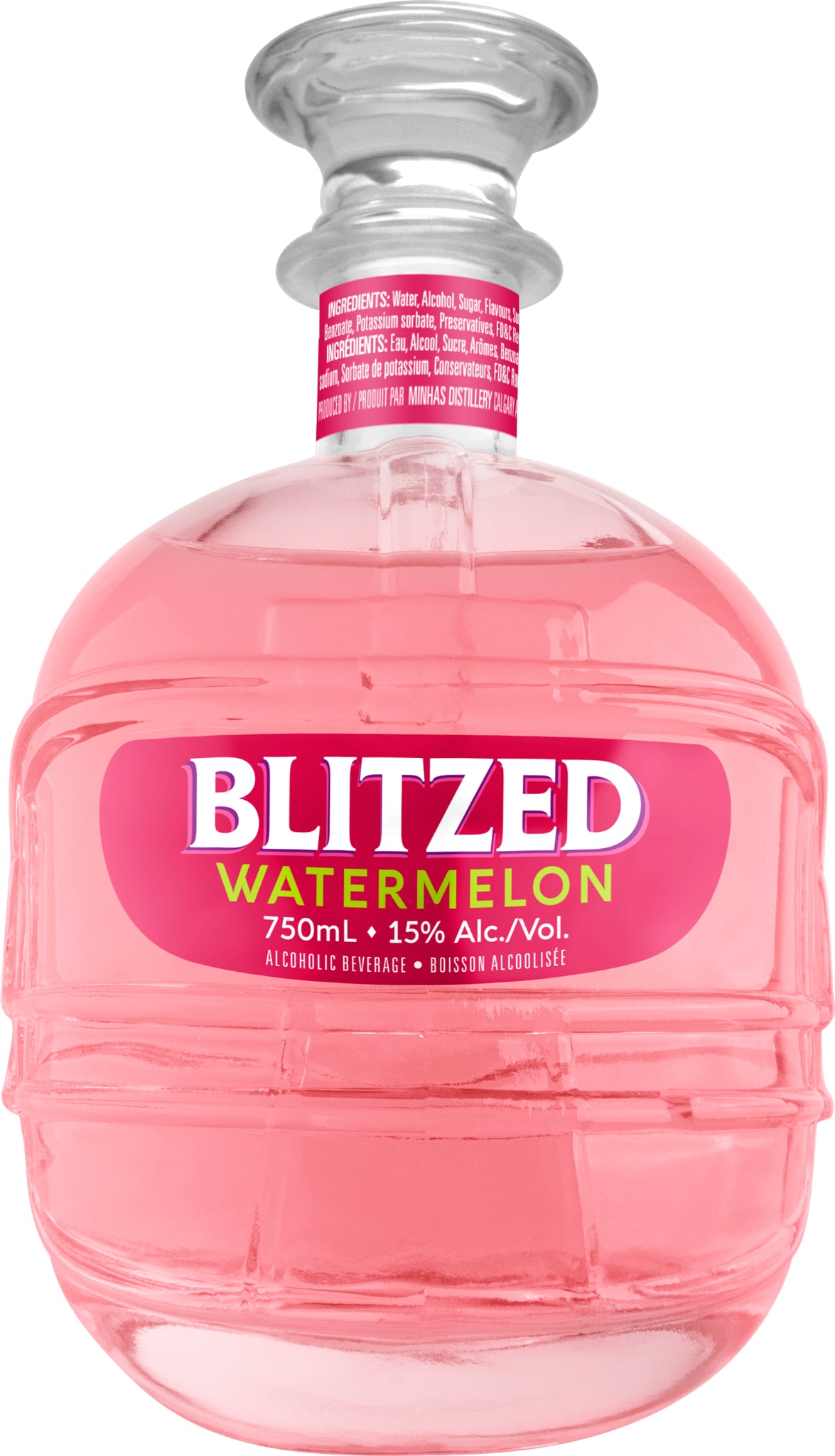BLITZED WATERMELON LIQUEUR 750ML