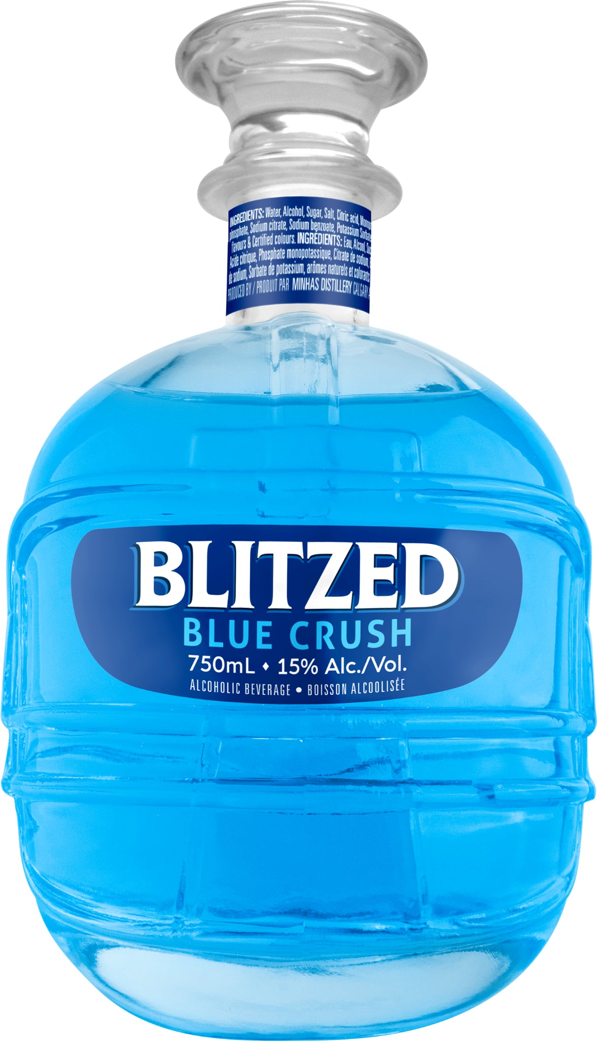 BLITZED BLUE CRUSH LIQUEUR750ML