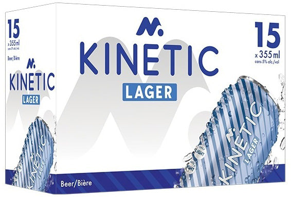 METAS KINETIC LAGER 355ML 15PK CAN