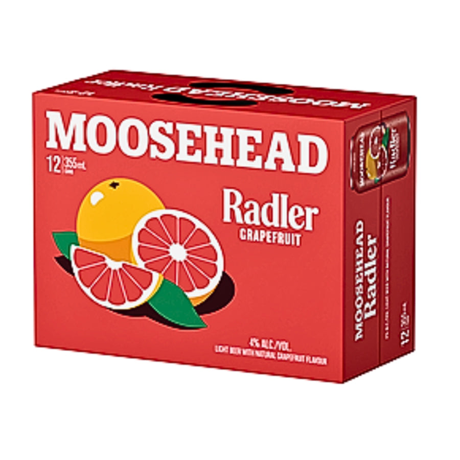 MOOSEHEAD RADLER 355ML 12PK CAN