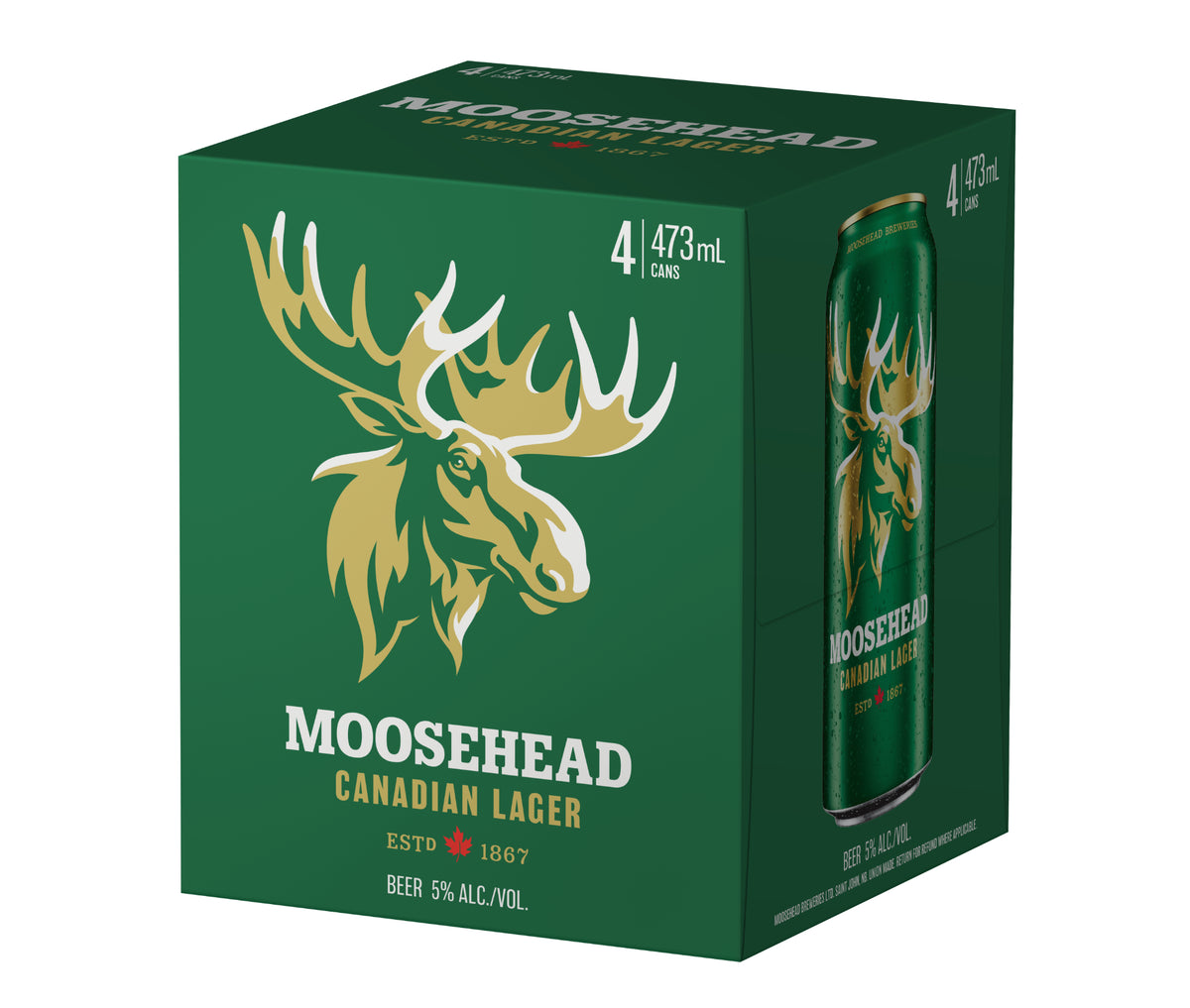 MOOSEHEAD LAGER 473ML 4PK CAN @ Township [1075440]