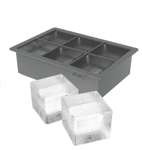 TRUE COLOSSAL 2INCH SILICONE ICE CUBE TRAY GREY @ Lethbridge [1075472]