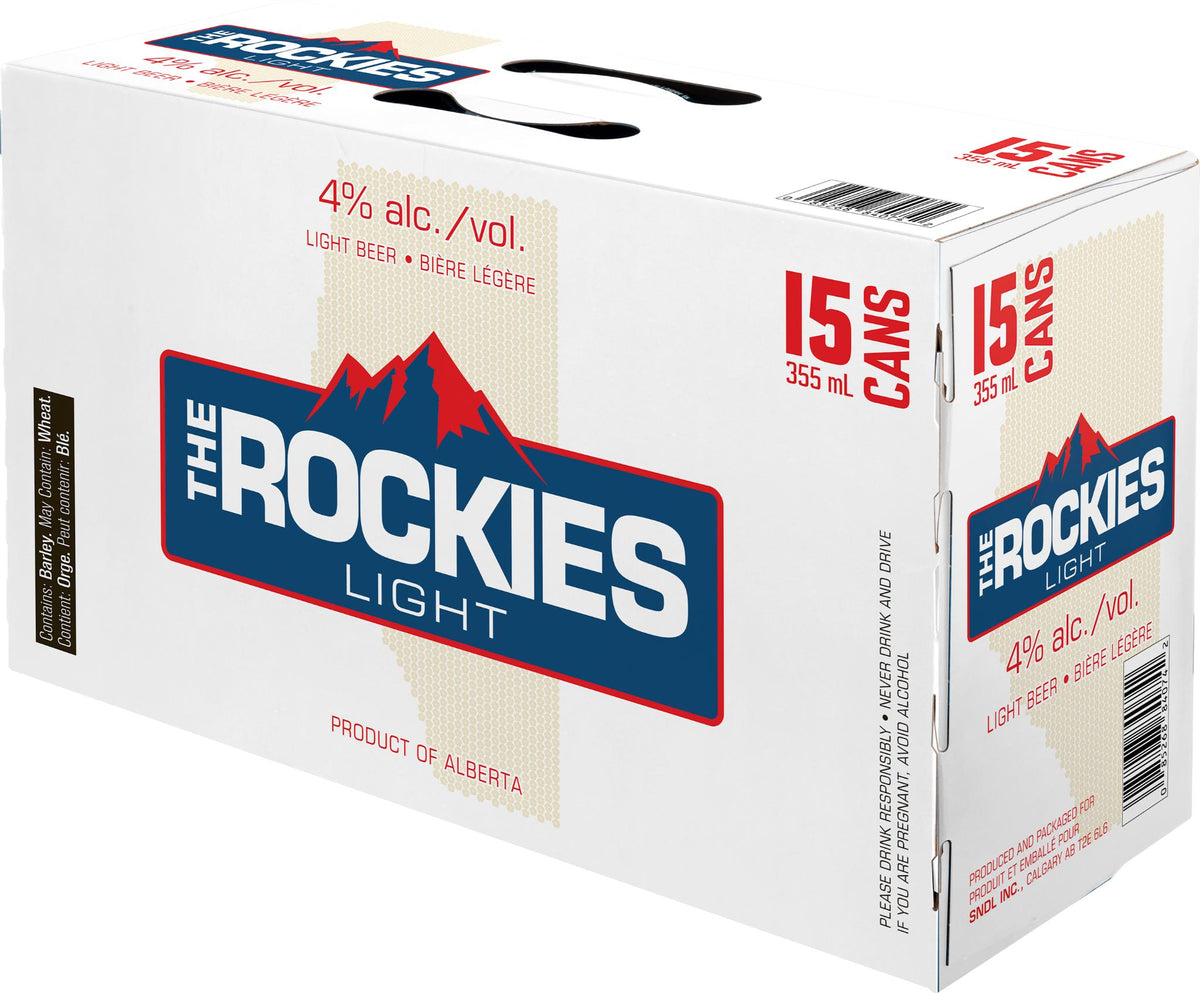 ROCKIES LIGHT 355ML 15PK CAN @ Red Deer [1075483]