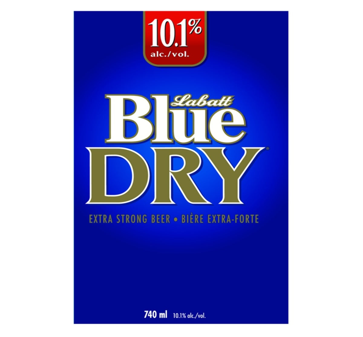 LABATT BLUE DRY 10.1% 740ML CAN