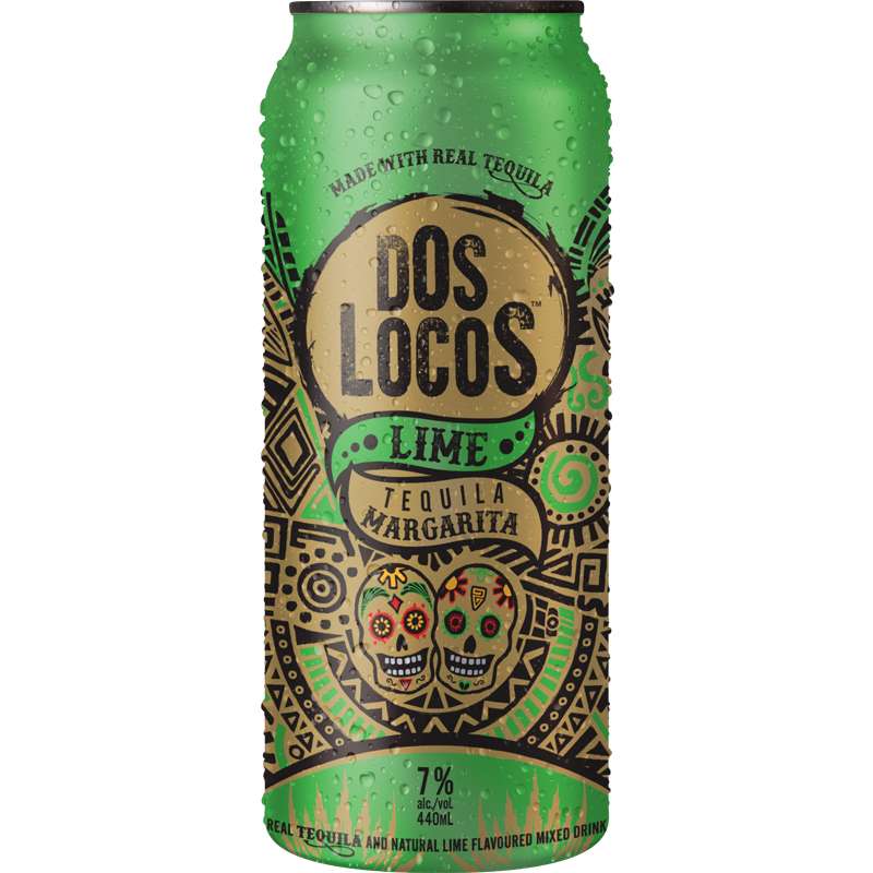 DOS LOCOS TEQUILA & LIME 440ML CAN @ Kelowna [1000127]