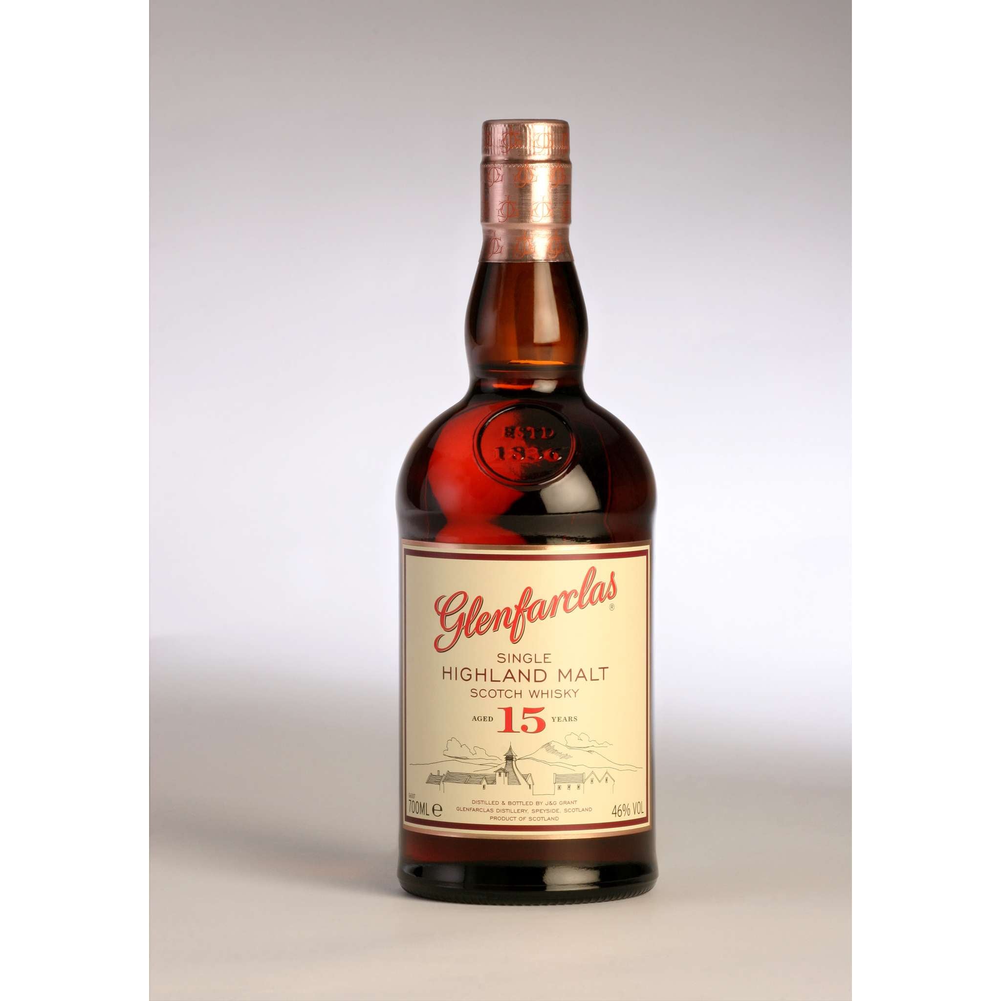 GLENFARCLAS 15YR SINGLE MALT SCOTCH WHISKY 700ML @ Kelowna [1000499]