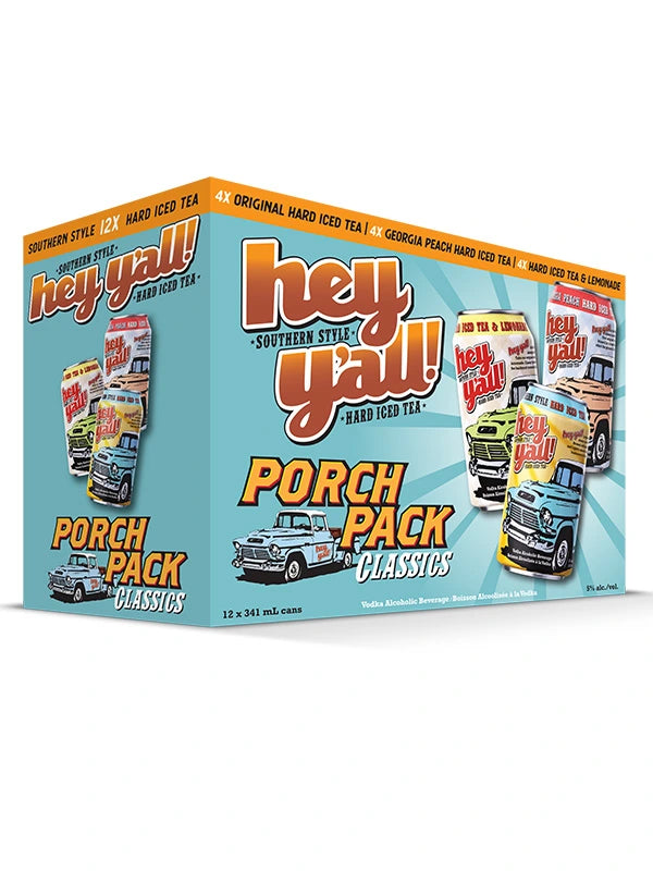 HEY YALL PORCH PACK ICED TEA MIXER 341ML 12PK CAN @ Red Deer [1000866]