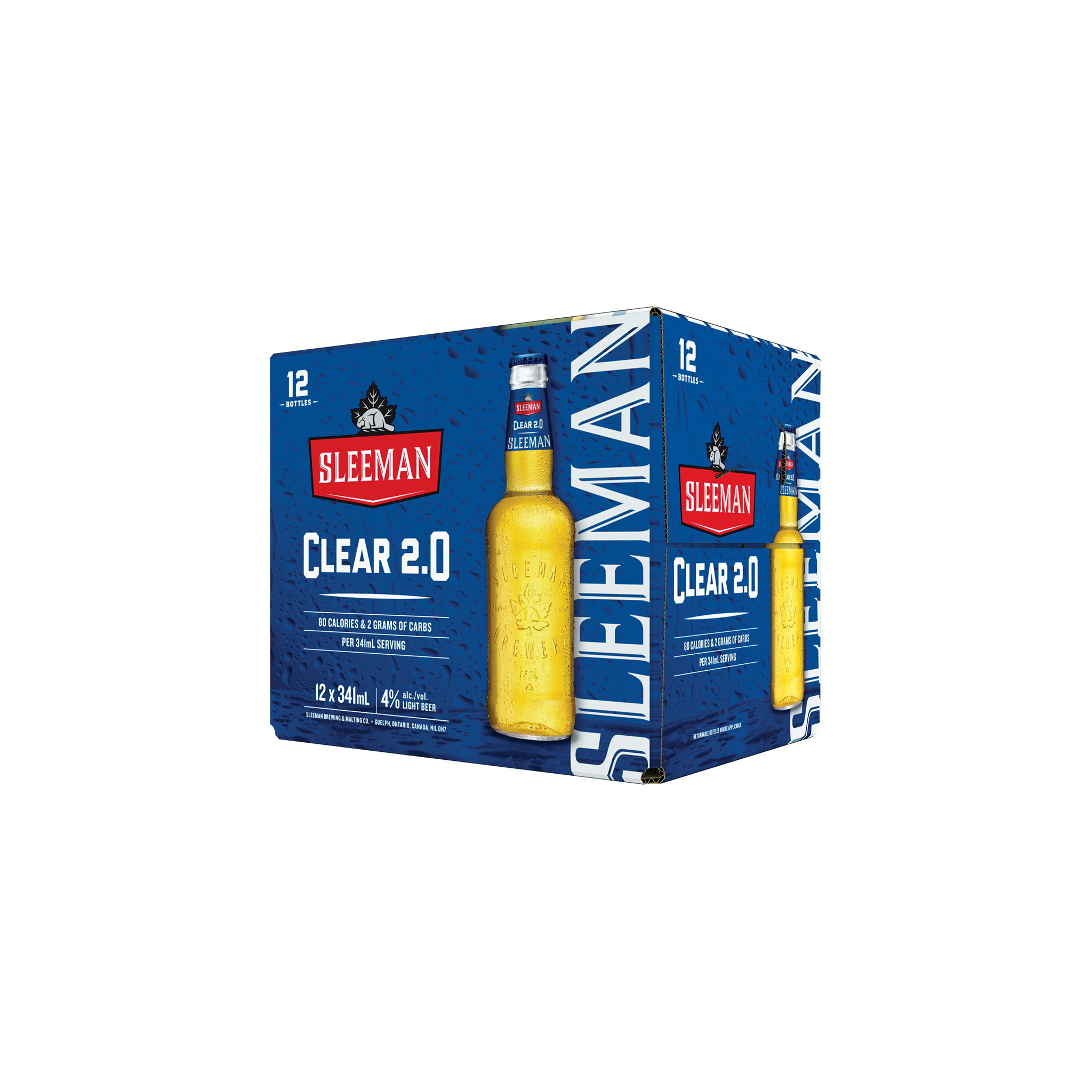 SLEEMAN CLEAR 341ML 12PK BT @ Kelowna [1001070]