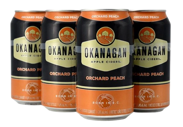 OKANAGAN CIDER PEACH 355ML 6PK CAN @ Southgate [1001796]