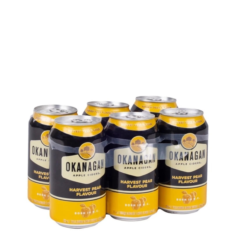 OKANAGAN CIDER HARVEST PEAR 355ML 6PK CAN @ Windermere [1001797]