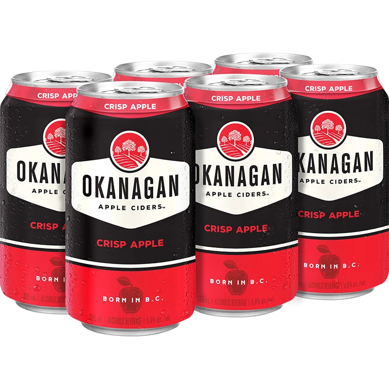 OKANAGAN CIDER CRISP APPLE 355ML 6PK CAN @ Windermere [1001800]