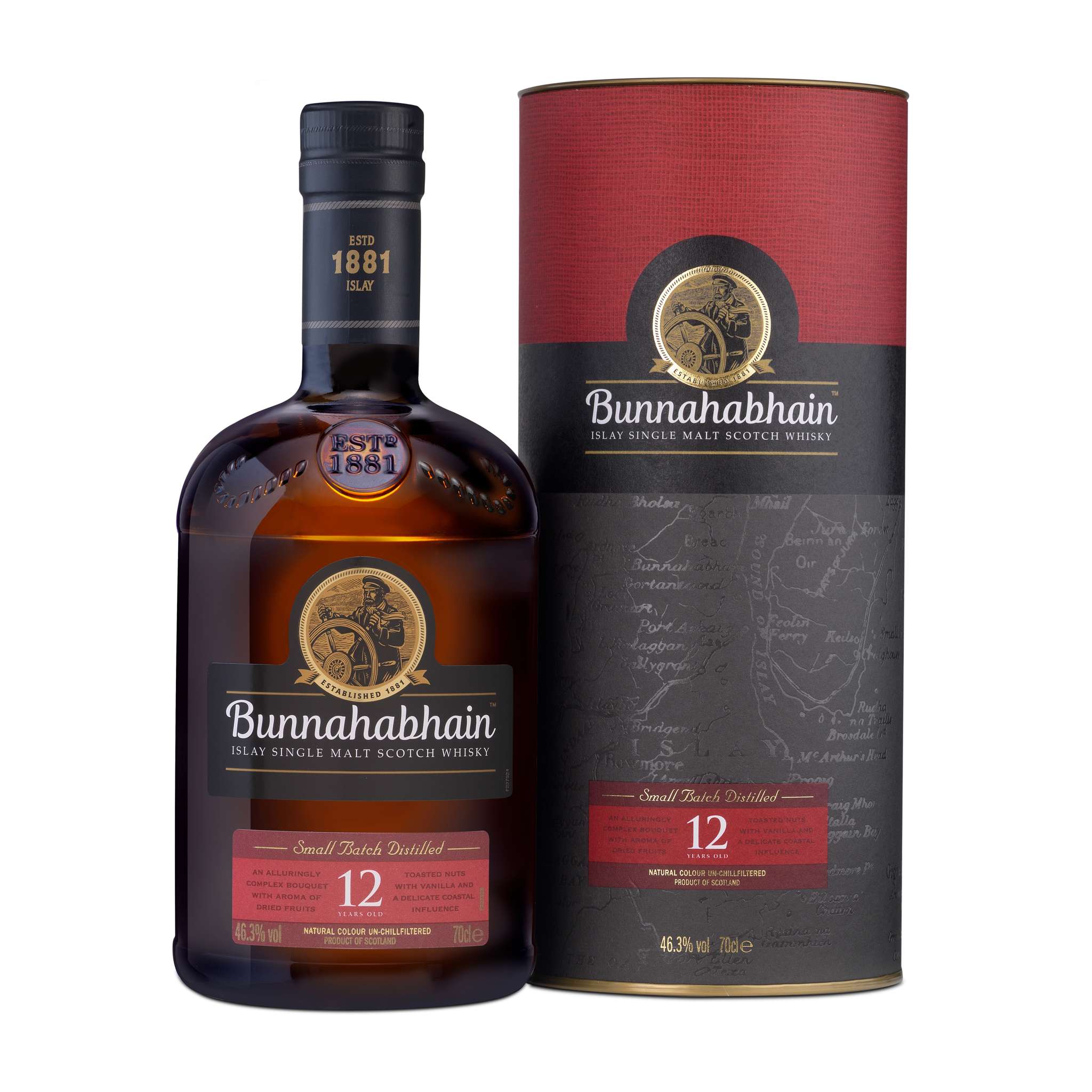 BUNNAHABHAIN 12YR SCOTCH WHISKY 750ML @ Kelowna [1001858]