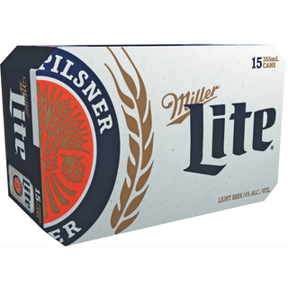 MILLER LITE 355ML 15PK CAN @ Southgate [1002401]