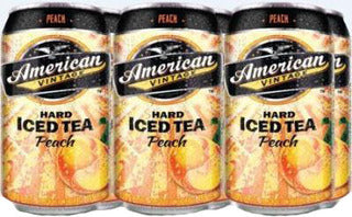 AMERICAN VINTAGE PEACH ICED TEA 355ML 6PK CAN @ Kelowna [1002405]