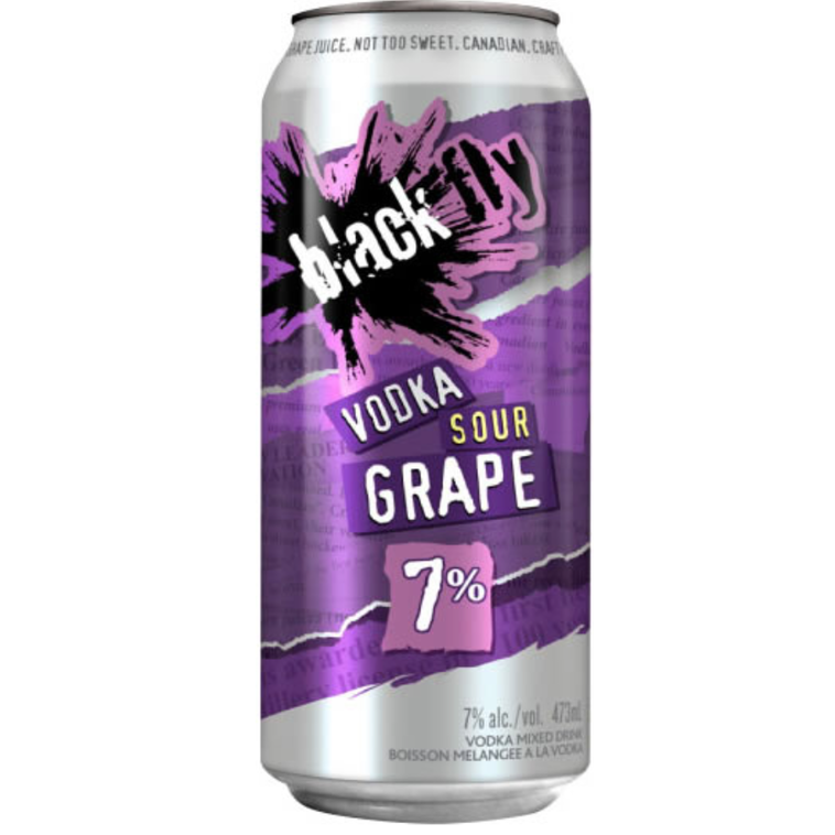 BLACK FLY VODKA SOUR GRAPE 473ML CAN @ Kelowna [1002770]
