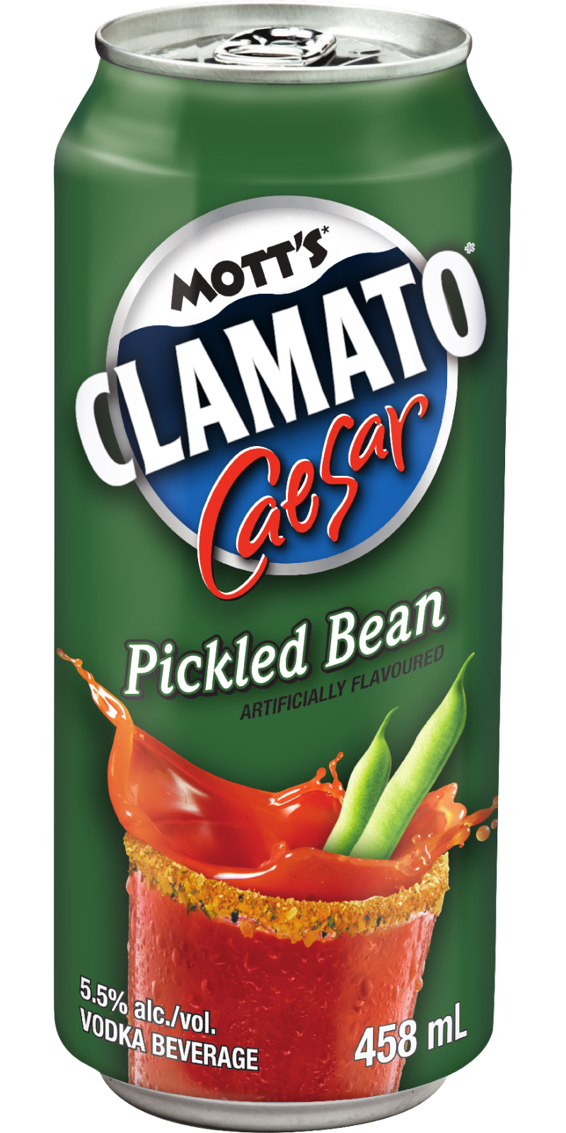 MOTTS CLAMATO CAESAR PICKLED BEAN 458ML CAN @ Emerald Hills [1003008]