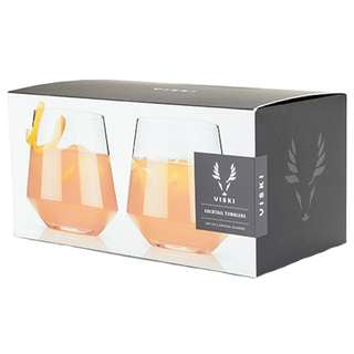 VISKI RAYE GLASS COCKTAIL TUMBLER 2PC @ Kelowna [1003778]