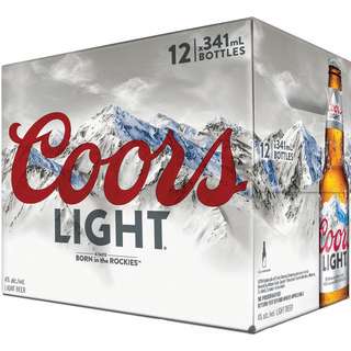 COORS LIGHT 341ML 12PK BT @ Kelowna [1004166]