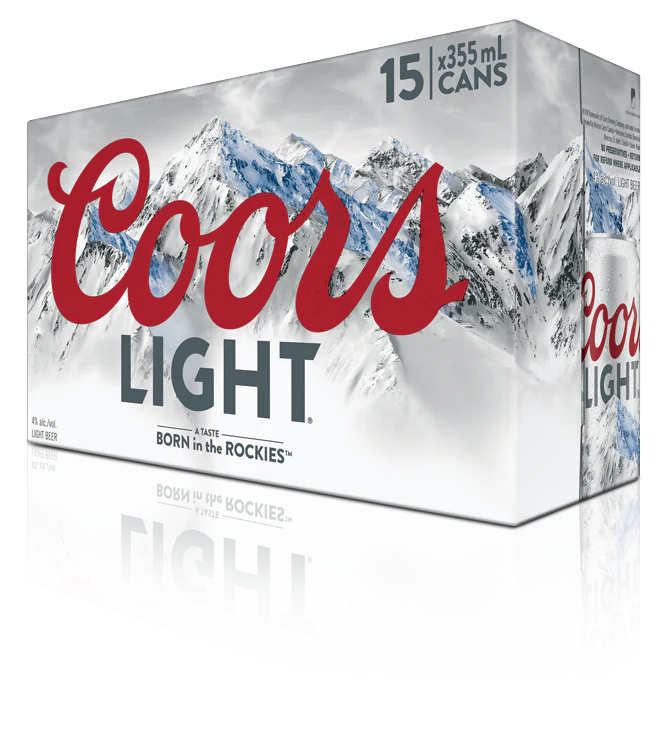 COORS LIGHT 355ML 15PK CAN @ Kelowna [1004194]