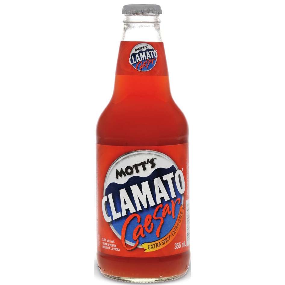 MOTTS CLAMATO CAESAR EXTRA SPICY 458ML CAN @ Kelowna [1004535]