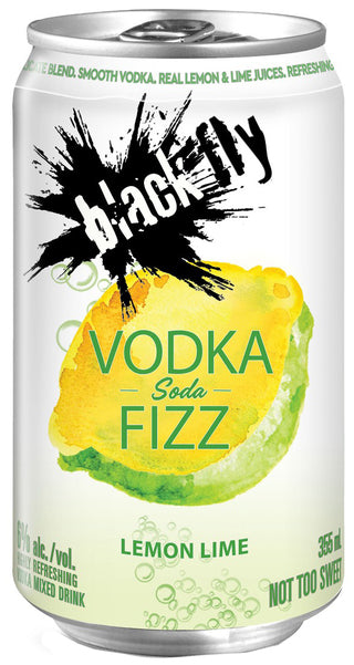 BLACK FLY VODKA SODA FIZZ LEMON LIME 355ML 6PK CAN @ Kelowna [1008247]