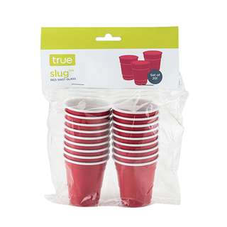 TRUE SLUG RED SHOT GLASSES 20PK @ Kelowna [1008729]