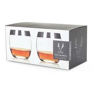 TRUE VISKI CHROME RIM TUMBLER SET @ Kelowna [1008846]