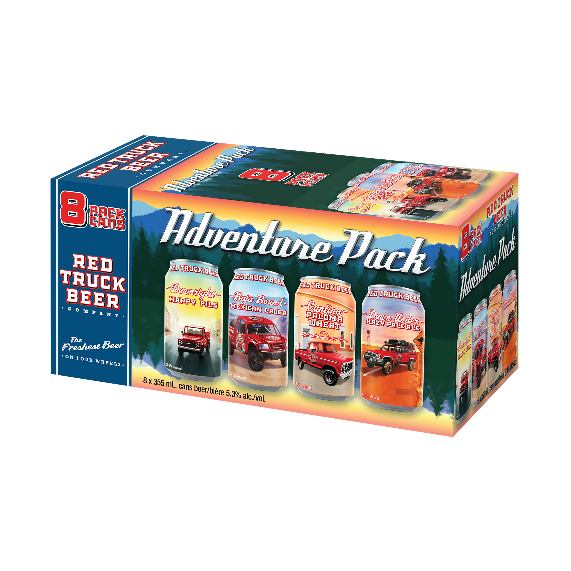 RED TRUCK ADVENTURE PACK MIXER 355ML 8PK CAN @ Kelowna [1009598]