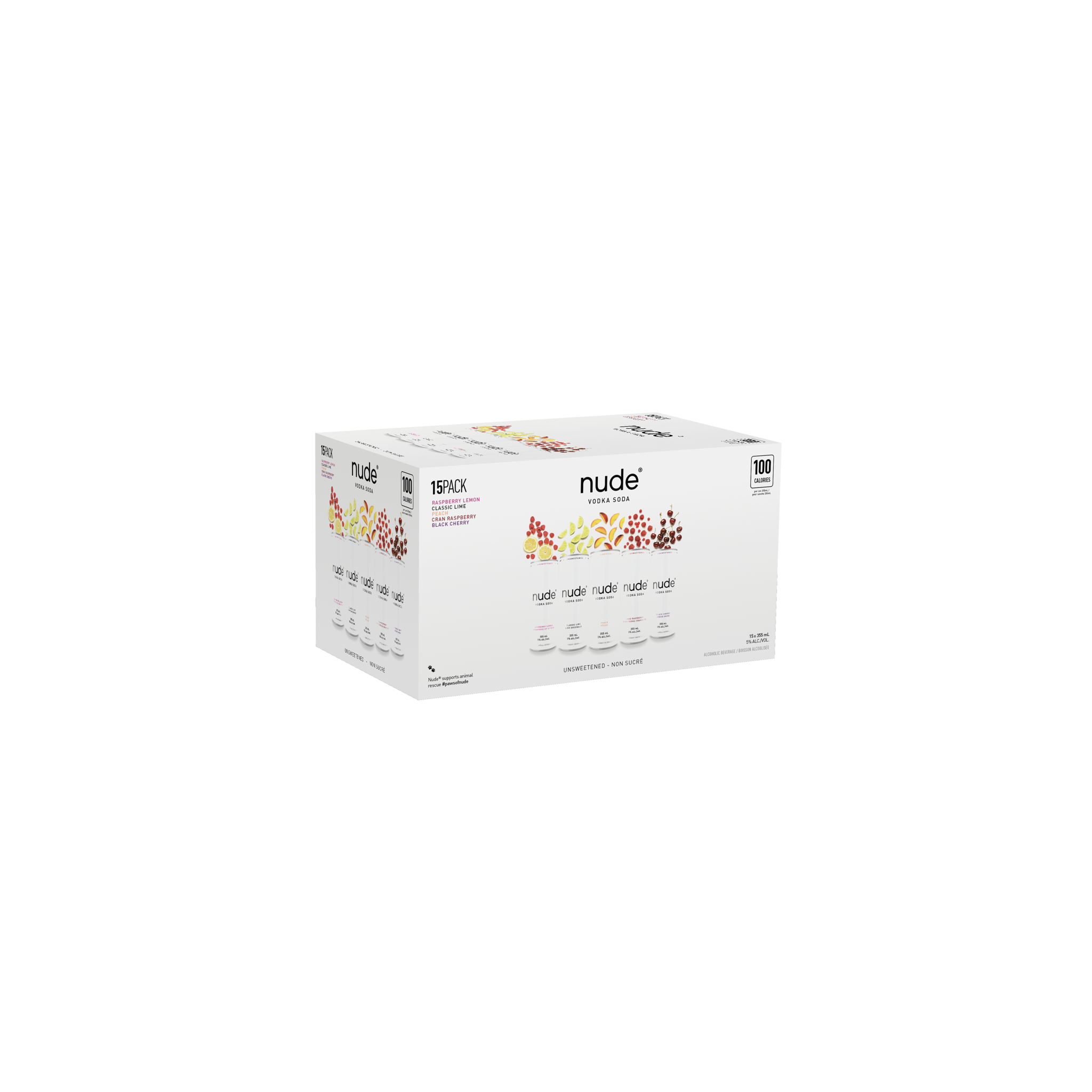 NUDE VODKA SODA MIXER 355ML 15PK CAN @ Southgate [1009811]