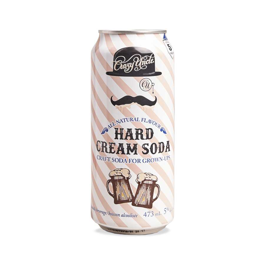 CRAZY UNCLE HARD CREAM SODA 473ML CAN @ Kelowna [1010800]