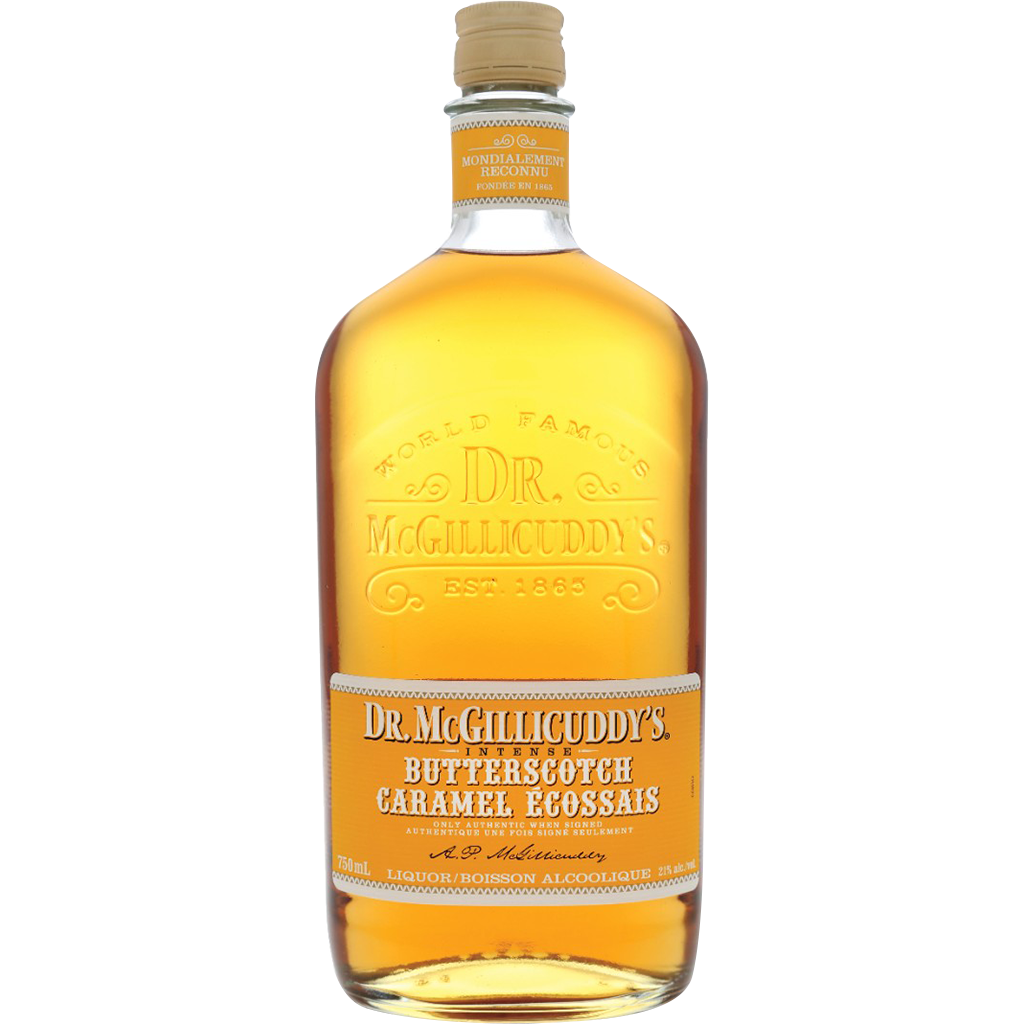 MCGILLICUDDY INTENSE BUTTERSCOTCH SCHNAPPS 750ML @ St. Albert [1011112]