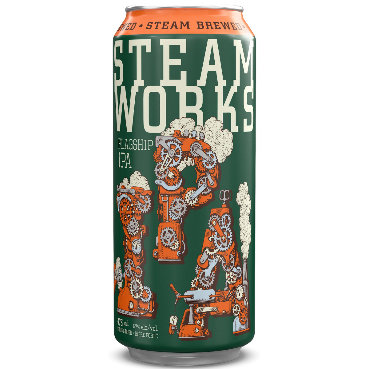 STEAMWORKS FLAGSHIP IPA 473ML CAN @ Red Deer [1012417]