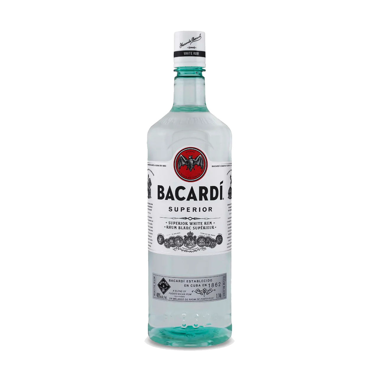 BACARDI WHITE RUM 1.14L PET @ Kelowna [1019105]