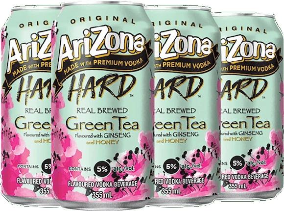 ARIZONA HARD GREEN TEA 355ML 6PK CAN @ Kelowna [1023315]