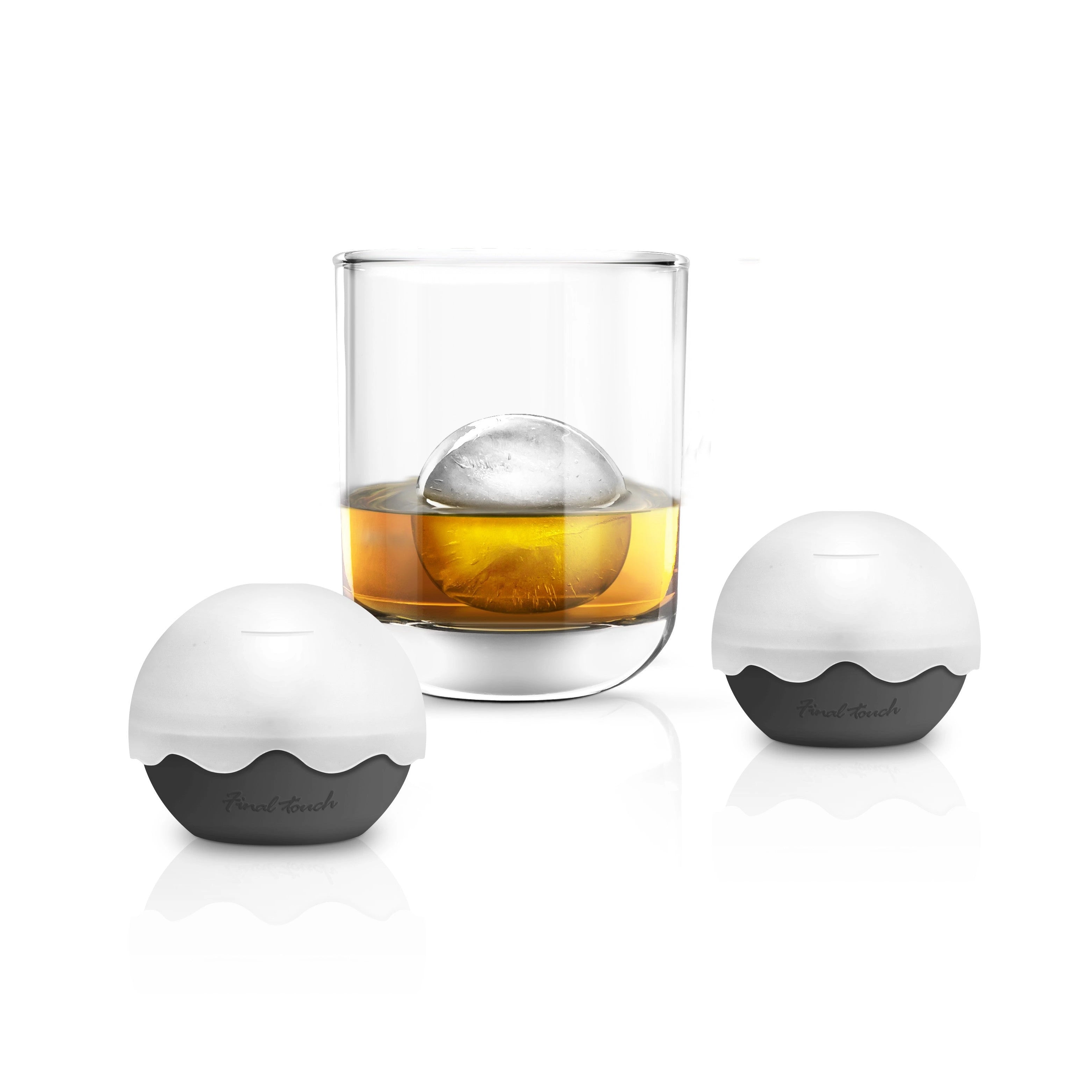 FINAL TOUCH SILICONE ICE BALL MOULDS 2PK @ Kelowna [1023472]