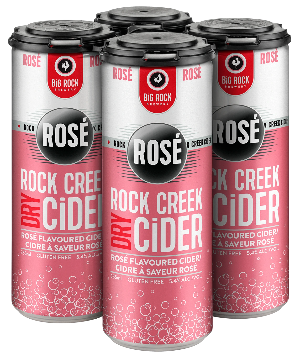 ROCK CREEK ROSE CIDER 355ML 4PK CAN @ Windermere [1023738]