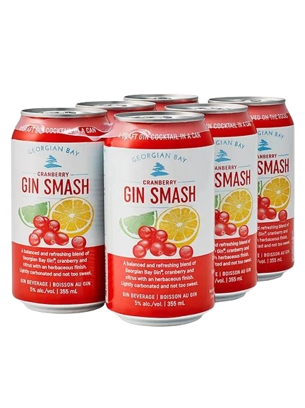 GEORGIAN BAY CRANBERRY GIN SMASH 355ML 6PK CAN @ Kelowna [1025531]