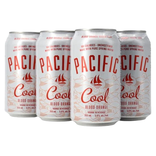 PACIFIC COOL BLOOD ORANGE VODKA SODA 355ML 6PK CAN @ Kelowna [1029282]