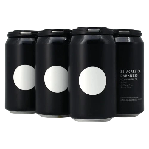 33 ACRES DARKNESS SCHWARZBIER 355ML 6PK CAN @ Kelowna [1030453]