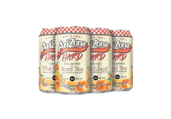 ARIZONA HARD PEACH TEA 355ML 6PK CAN @ Kelowna [1031971]