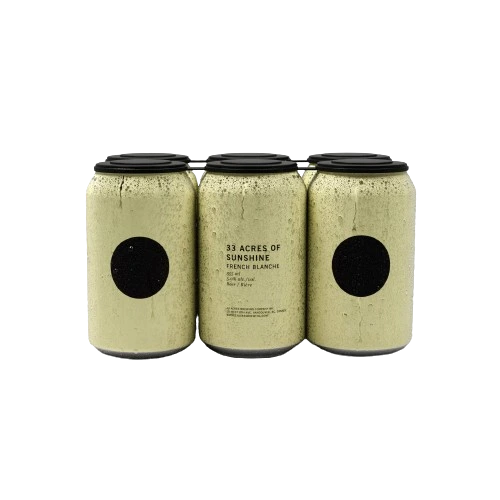 33 ACRES SUNSHINE FRENCH BLANCHE 355ML 6PK CAN @ Southgate [1033193]