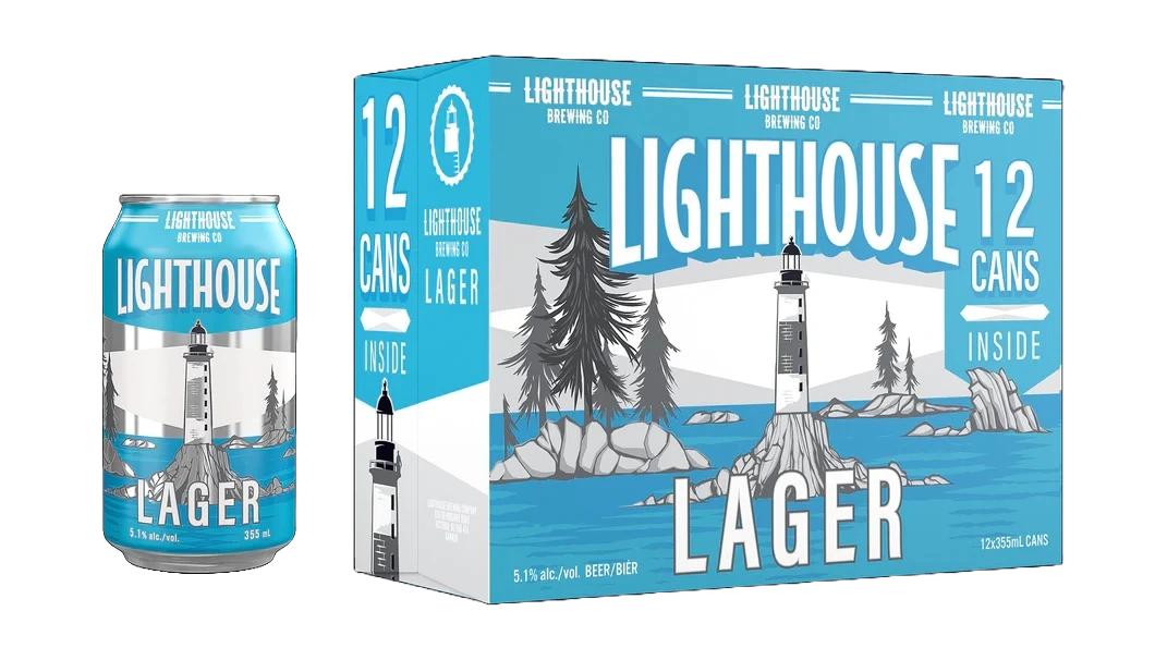 LIGHTHOUSE LAGER 355ML 12PK CAN @ Kelowna [1035468]