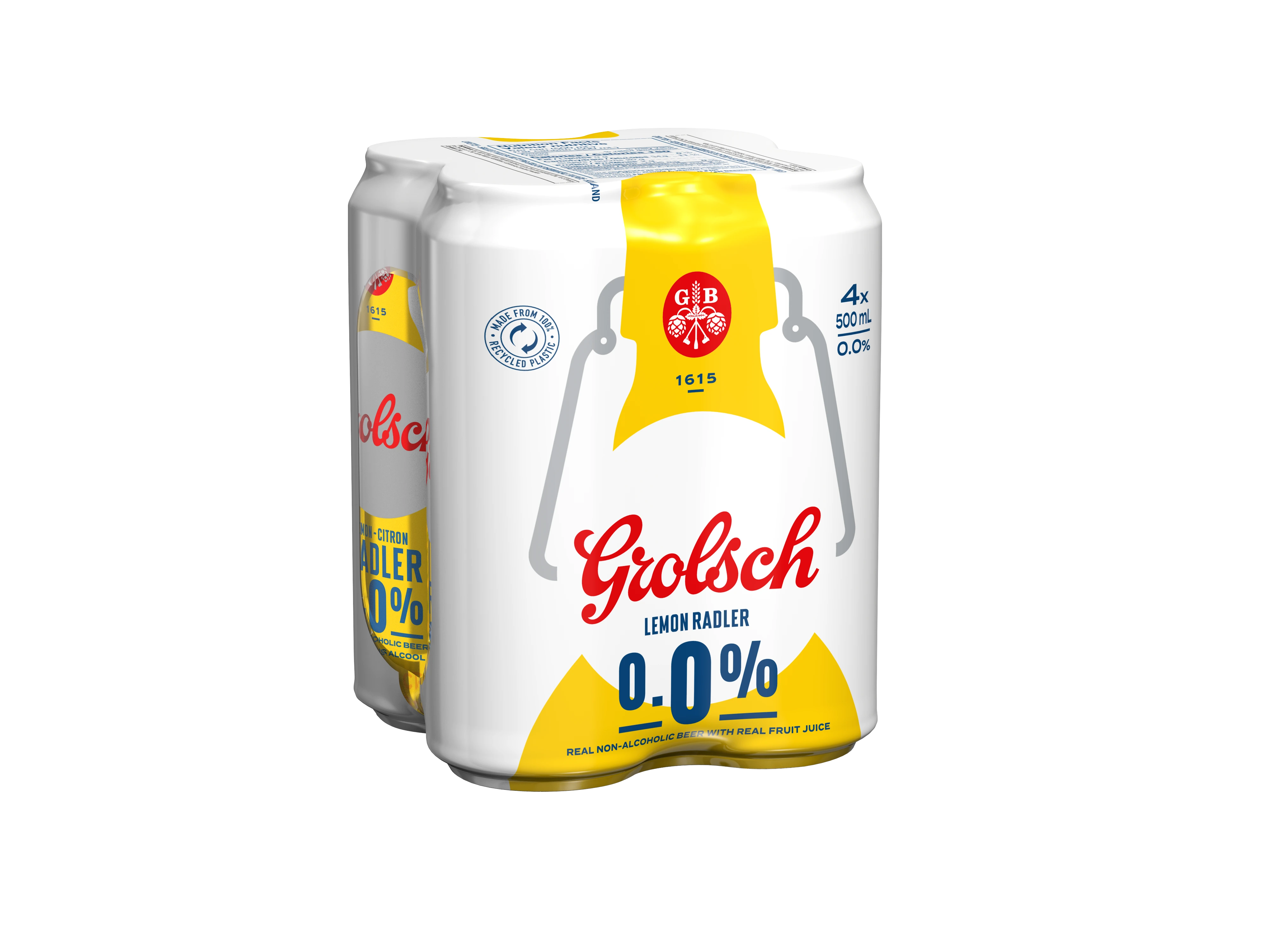 GROLSCH LEMON RADLER NON ALC 0.0% 500ML 4PK CAN @ Southgate [1042633]