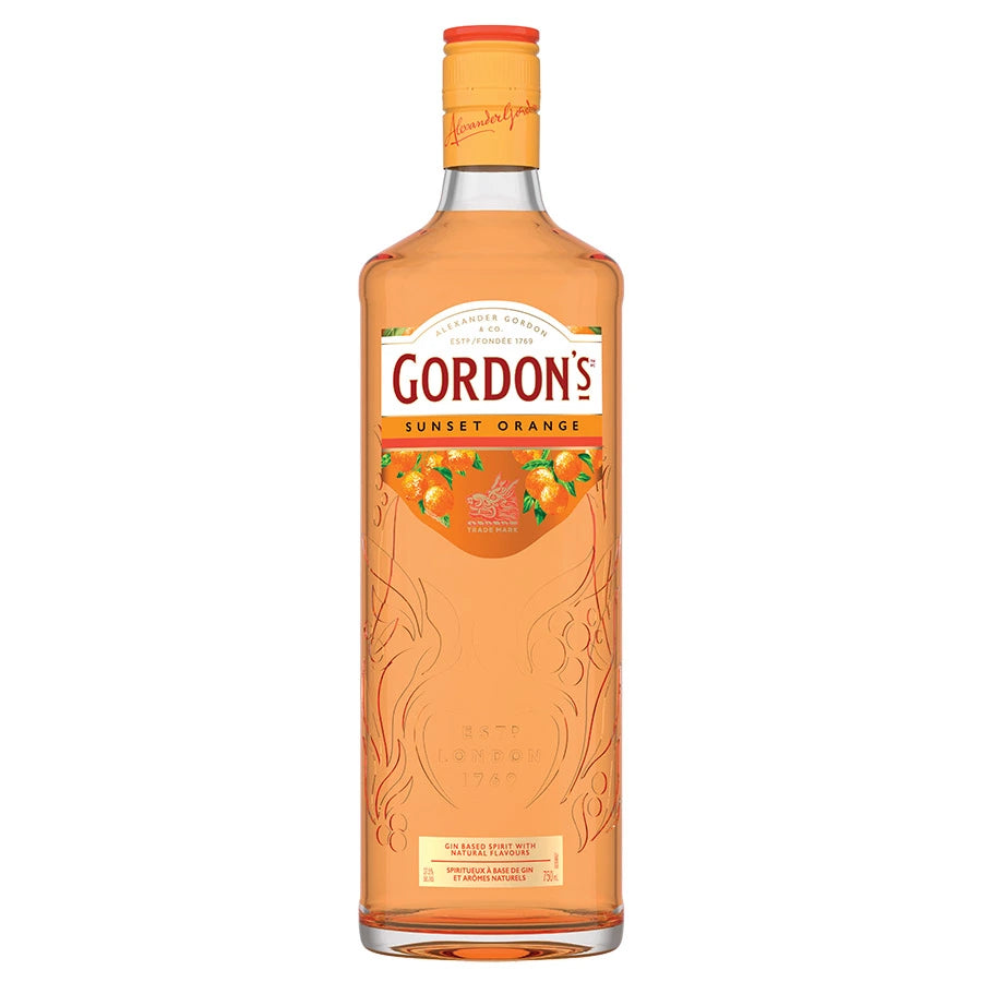 GORDONS SUNSET ORANGE GIN 750ML @ Kelowna [1044828]