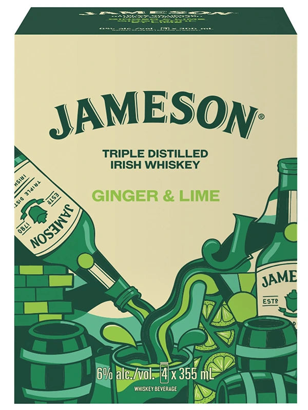 JAMESON GINGER & LIME 355ML 4PK CAN @ Kelowna [1045199]