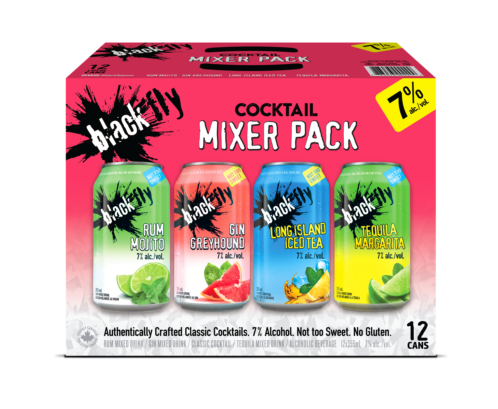 BLACK FLY CLASSIC COCKTAIL MIXER 355ML 12PK CAN @ Deerfoot City [1047234]
