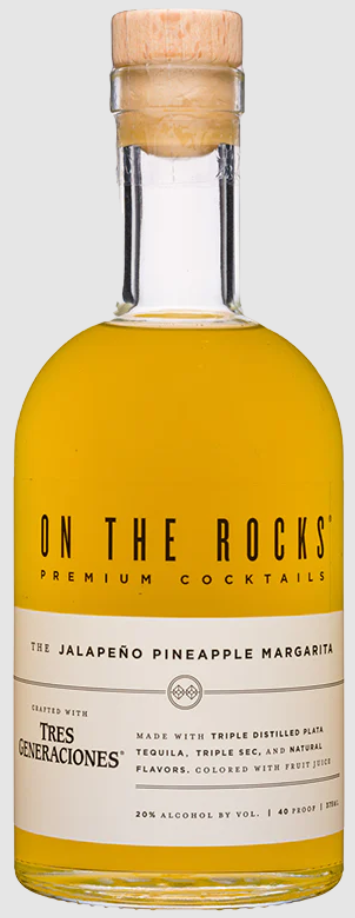 ON THE ROCKS JALAPENO PINEAPPLE MARGARITA 750ML @ Emerald Hills [1048664]