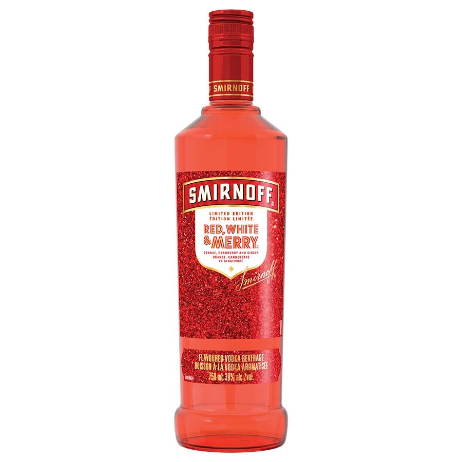 SMIRNOFF RED WHITE & MERRY VODKA 750ML @ Signal Hill [1049068]