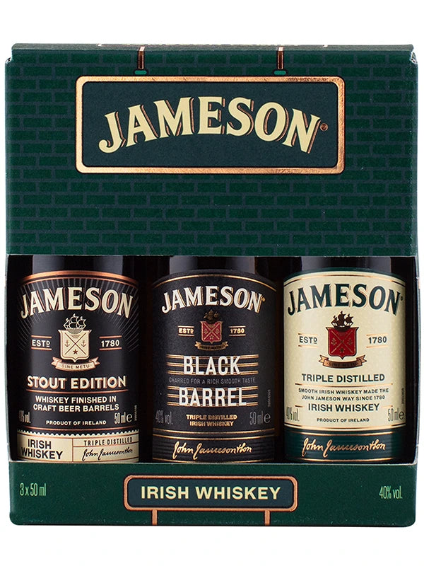 JAMESON IRISH WHISKEY VARIETY GIFT PACK 50ML 3PK @ Lethbridge [1050414]
